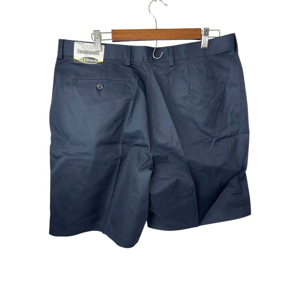 New Edwards Shorts Womens 16 Navy Blue Chino